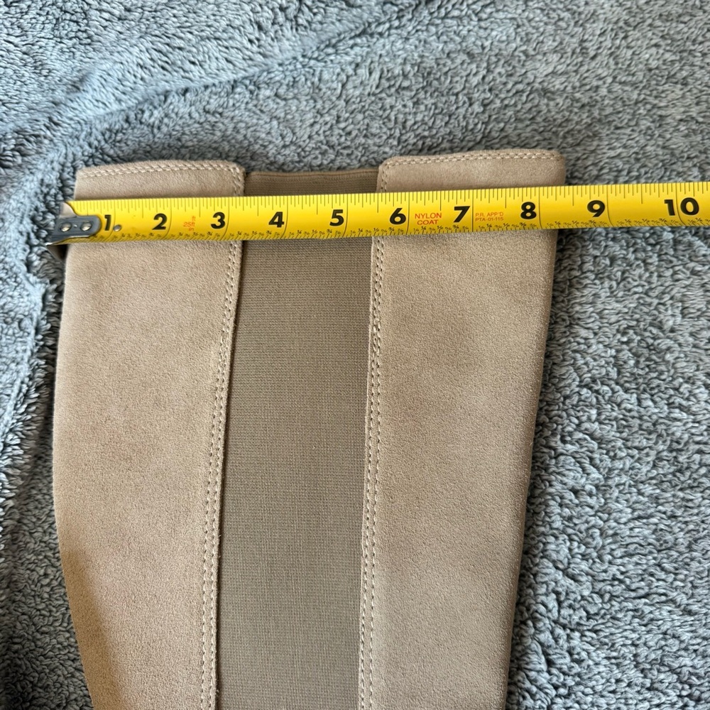 Dolce Vita Eamon H2O Wide Calf Boots Almond Suede Women’s Size 7 - Picture 4 of 8